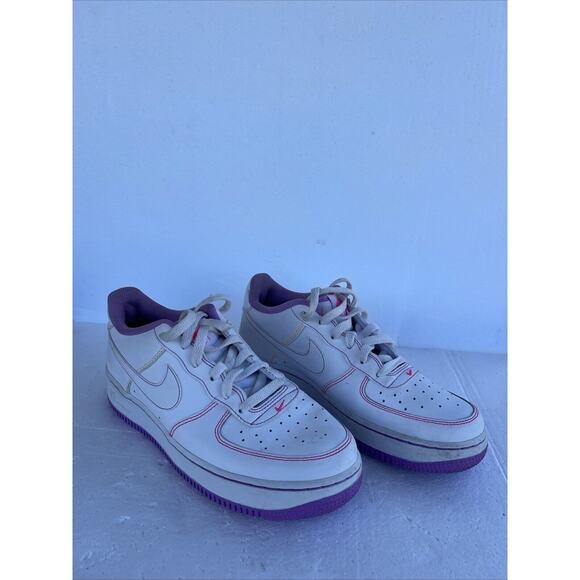 Nike Air Force 1 PC Contrast Stitch DC9672-110 Fuchsia Glow Pink Youth US Sz 7Y - Picture 3 of 6